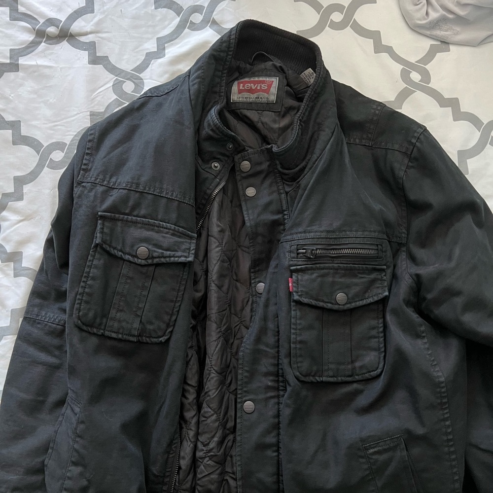 Levi’s Black Denim Jacket XL Men’s